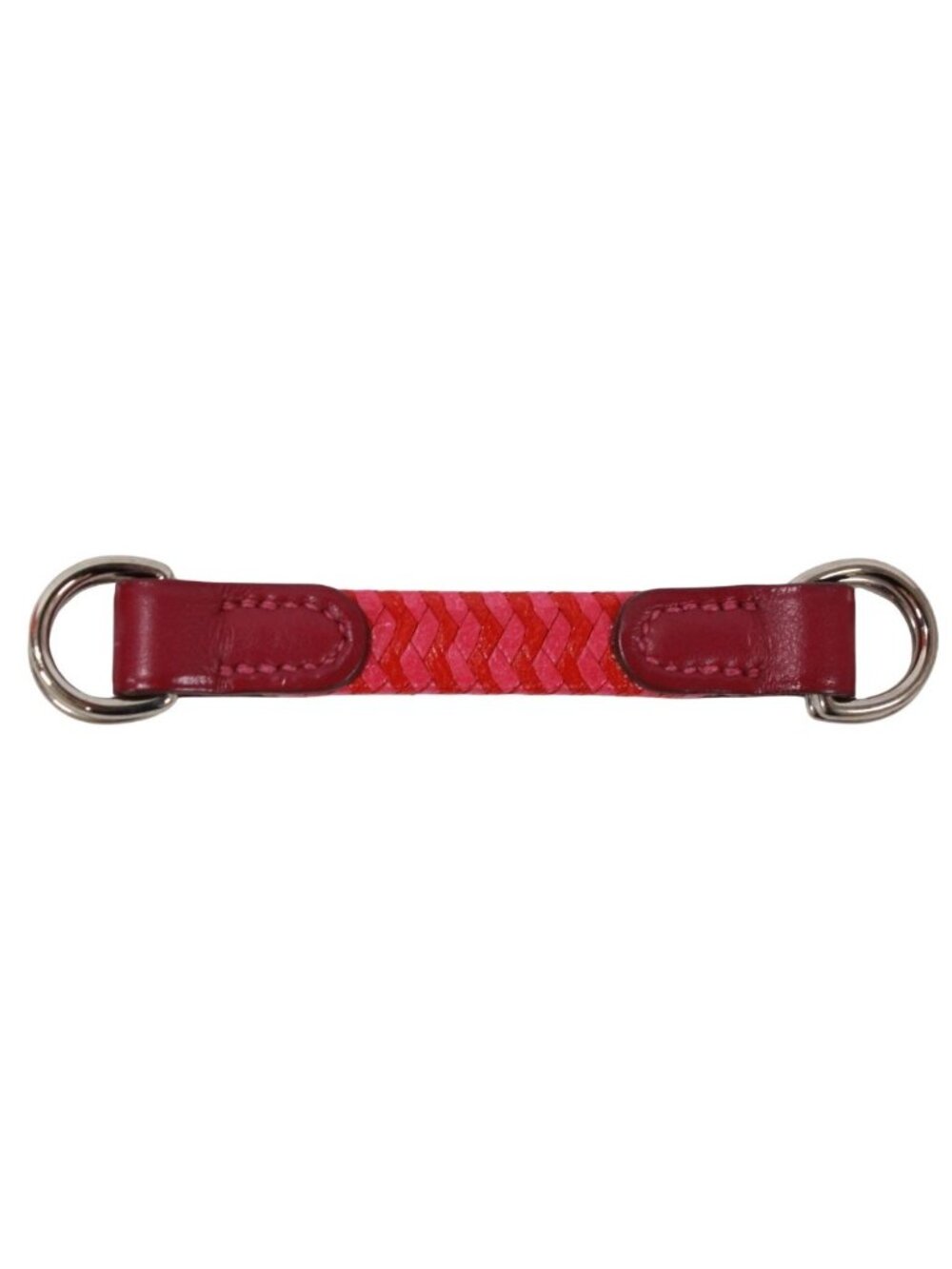 Hermes Romance Leather Pink Red Scarf Ring - Picture 1 of 5